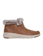 Skechers Ghete slip-ins cu blana sintetica Glacial Ultra Cozy Getaway - Caramel