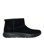 Skechers Ghete slip-ins din piele intoarsa - Negru