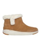 Skechers Ghete slip-on impermeabile On The Go - Alb/Caramel