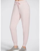Skechers Pantaloni sport cu snur pentru fitness Restful - Roz pastel