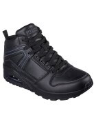 Skechers Pantofi barbati Piele ecologica - Negru - Negru