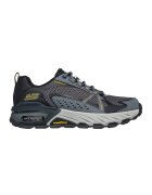 Skechers Pantofi cu garnituri de plasa si finisaj impermeabil Max Protect - Negru/Galben/Albastru prafuit