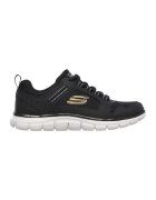 Skechers Pantofi cu insertii de piele pentru fitness Track-Knockhill - Negru