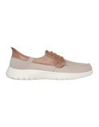 Skechers Pantofi cu model colorblock - Maro cognac/Maro taupe