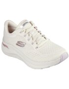 Skechers Pantofi dama sport ARCH FIT 2.0 BIG LEAGUE 150051 NATURAL/MULTICOLOR