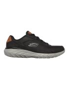 Skechers Pantofi de piele cu insertii de plasa pentru fitness Overhaul 2.0 - Negru stins