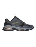 Skechers Pantofi de plasa cu garnituri de piele ecologica pentru drumetii Sleek Envoy - Negru/Gri