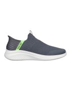 Skechers Pantofi slip-ins - plasa - Ultra Flex - Gri carbune/Verde lime