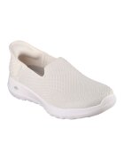 Skechers Pantofi slip-on de plasa tricotata - Alb murdar