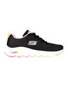 Skechers Pantofi sport Arch Fit Infinity - Negru/Roz/Verde lime