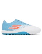 Skechers Pantofi sport barbati - ghete de fotbal - alb/turcoaz/roz - piele ecologica