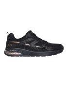Skechers Pantofi sport Bobs Vision Air cu insertii de piele ecologica - Auriu/Negru