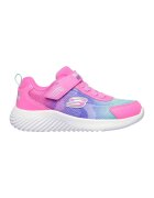 Skechers Pantofi sport Bounder - Hydra Cool impermeabili - Roz pastel/Alb optic/Albastru glaciar