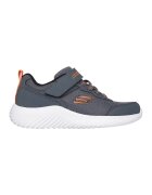 Skechers Pantofi sport Bounder Techrox de plasa cu velcro - Alb optic/Caramel/Gri inchis