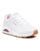 Skechers Pantofi sport copii 310024L - Piele ecologica - Alb - Alb
