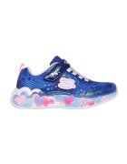 Skechers Pantofi sport cu buton oprire/pornire S-Lights - Albastru pastel
