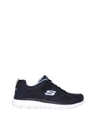 Skechers Pantofi sport cu garnitura de piele Burns Agoura - Bleumarin