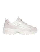 Skechers Pantofi sport cu garnituri de piele intoarsa D'Lites - Crem