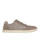 Skechers Pantofi sport cu garnituri de piele intoarsa ecologica - Maro taupe