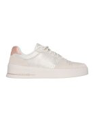 Skechers Pantofi sport cu garnituri din piele intoarsa Hiland - Crem
