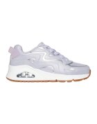 Skechers Pantofi sport cu garnituri metalizate - Albastru prafuit/Alb optic/Caramel
