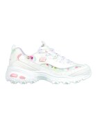 Skechers Pantofi sport cu imprimeu floral D'Lites - Alb