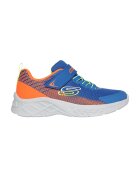Skechers Pantofi sport cu inchidere velcro Microspec II - Portocaliu/Albastru royal