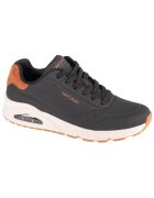 Skechers Pantofi sport cu insertii de piele intoarsa Uno-Suited On Air - Negru