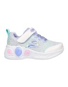 Skechers Pantofi sport cu LED-uri Princess Wishes - Alb/Lila/Verde menta
