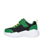 Skechers Pantofi sport cu model si velcro - Verde/Negru/Albastru