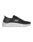 Skechers Pantofi sport cu sireturi slip-in GO WALK® Flex - New World - Negru