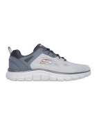 Skechers Pantofi sport cu sireturi Track Broader - Gri cenusiu