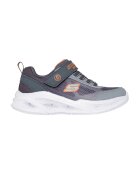 Skechers Pantofi sport cu velcro Meteor-Lights - Krendox - Portocaliu/Gri cenusiu