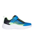 Skechers Pantofi sport cu velcro Microspec Advance - Negru/Turcoaz