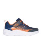 Skechers Pantofi sport cu velcro Microspec Advance - Portocaliu/Bleumarin
