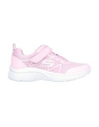 Skechers Pantofi sport cu velcro Microspec Plus Swirl Sweet - Roz deschis