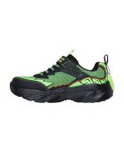 Skechers Pantofi sport cu velcro - Negru/Verde lime