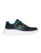 Skechers Pantofi sport cu velcro si detalii contrastante Dynamatic - Negru/Verde lime