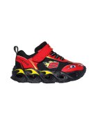Skechers Pantofi sport cu velcro Thermo Flash - Wheel Buddies - Rosu/Negru