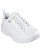 Skechers Pantofi sport dama D'Lux Walker 2.0 Gol 150106 BKRG - Alb