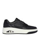 Skechers Pantofi sport de piele cu amortizare si garnituri de piele ecologica Uno Court