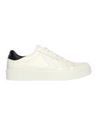 Skechers Pantofi sport de piele ecologica - Alb murdar