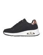 Skechers Pantofi sport de piele ecologica cu fermoar Uno Gen1 - Negru