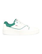Skechers Pantofi sport de piele ecologica cu perforatii Court 92 - Ottoman - Alb/Verde