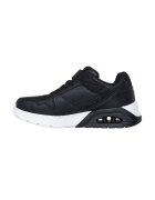 Skechers Pantofi sport de piele ecologica cu velcro Uno Lite 2.0 - Negru