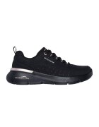 Skechers Pantofi sport de piele ecologica - Negru