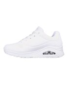 Skechers Pantofi sport de piele ecologica Uno Stand On Air - Alb