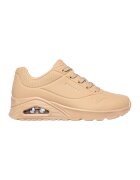 Skechers Pantofi sport de piele ecologica Uno Stand On Air - Maro nisip