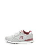 Skechers Pantofi sport de piele intoarsa si material textil Sunlite