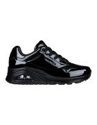 Skechers Pantofi sport de piele lacuita Uno - Shiny One - Negru